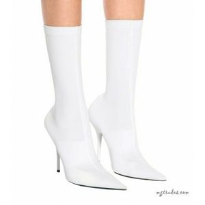 Balenciaga jersey knife ankle boots